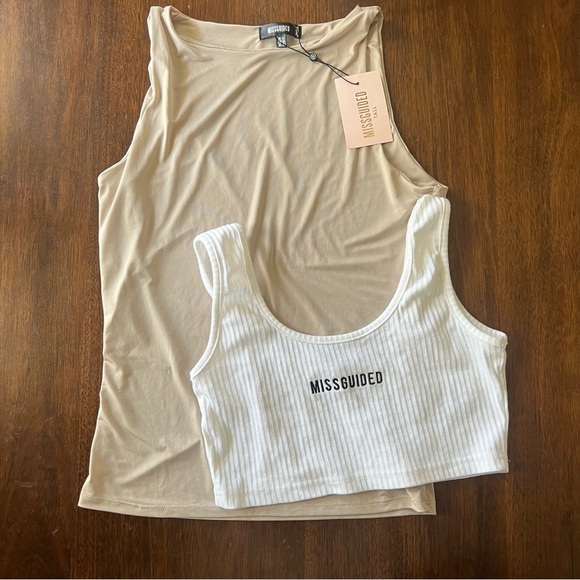 Missguided Sleeveless Top comes with free bralette - Picture 1 of 3